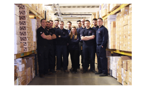 Warehouse team photo